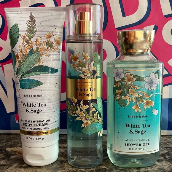 Bath & Body Works Bath & Body Bath Body Works White Tea Sage Set